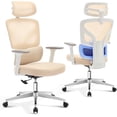 thumbnail image 1 of Office Chair Ergonomic Desk Chair - Home Mesh Office Desk Chair with Adjustable Lumbar Support, High-Back Computer Gaming Chair with Headrest 3D Armrests, Rolling Swivel Task Chairs for Home, Office, 1 of 8