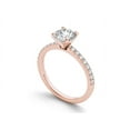 thumbnail image 2 of 3/4 Carat T.W. Diamond Classic 14kt Rose Gold Engagement Ring, 2 of 4