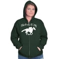 thumbnail image 5 of Talk Derby Me Kentucky Racing Zip Up Hoodie Men's Women's Brisco Brands 2X, 5 of 6