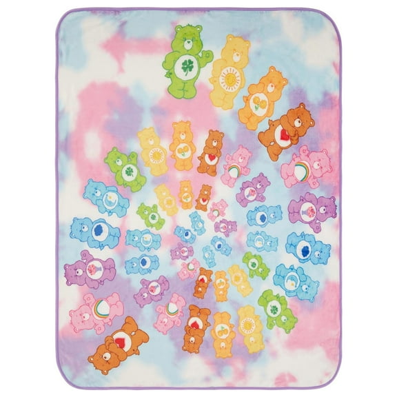 Care Bears Fleece Throw Blanket, Cheer Friend Plush Fleece Throw Blanket Pink Dye