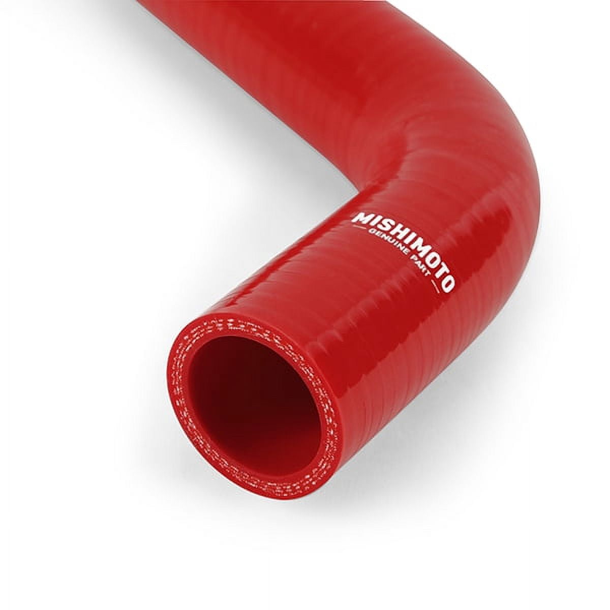 Mishimoto MMHOSE-500T-12RD Silicone Radiator Hose Kit Compatible With Fiat 500 Abarth 2012+ Red