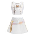 thumbnail image 4 of Sleeveless Top and A-Line Skirt Pop Star Set, Idol Singer Halloween Outfit for Stage Performance Cosplay, 4 of 5