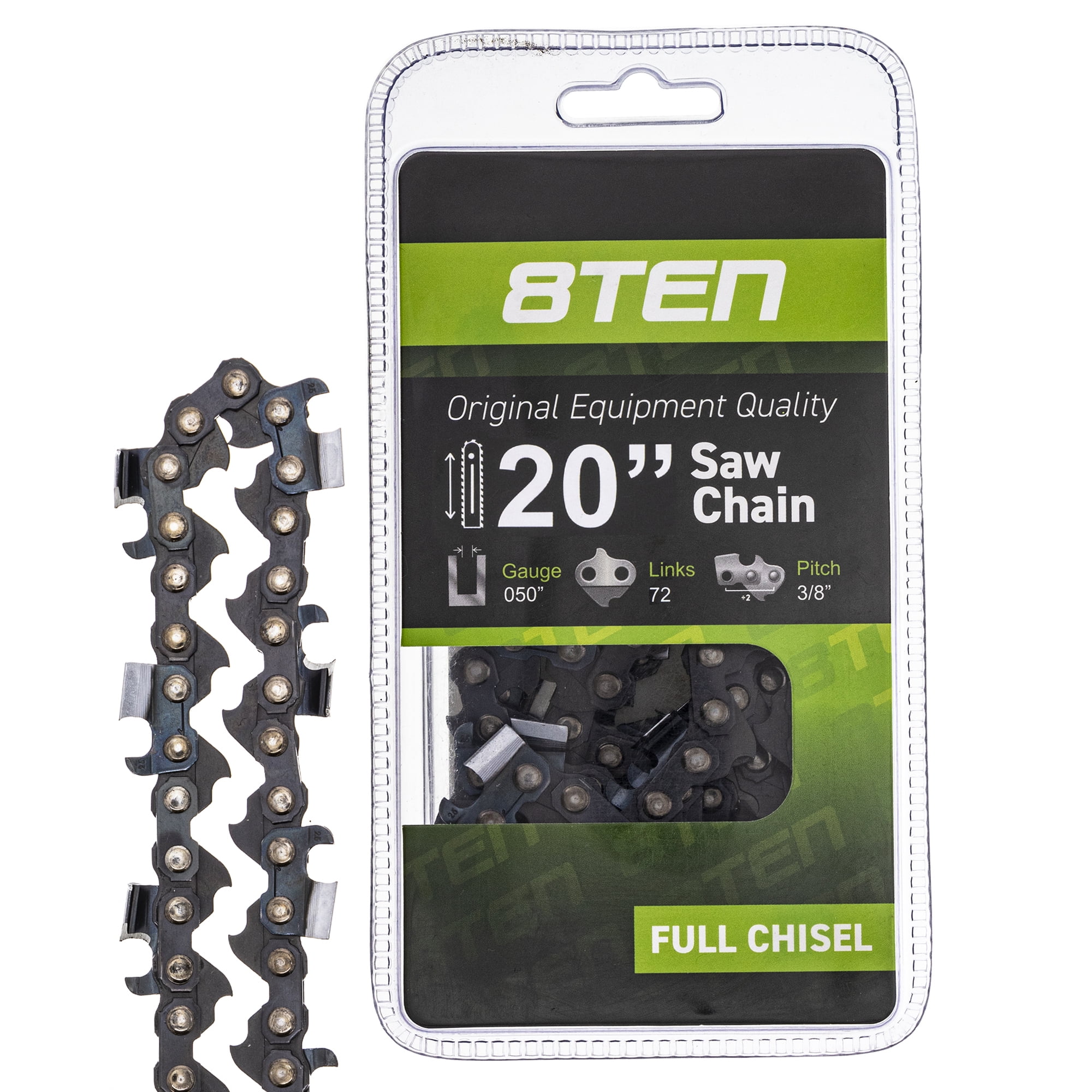 3-Pack 20" Full Chisel Chainsaw Chain for Stihl 029 MS 291-3/8" .050" 72 DL 
