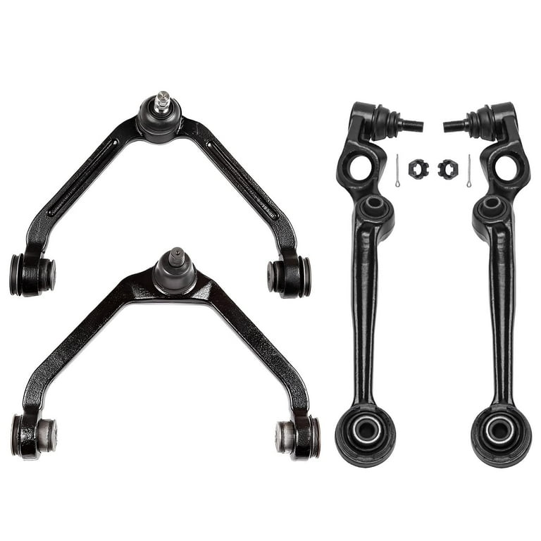Detroit Axle- 4pc Lower and Upper Control Arms Kit Replacement for 1989  1990 1991 1992 1993 1994 1995 1996 1997 Ford Thunderbird Mercury Cougar Ex. 