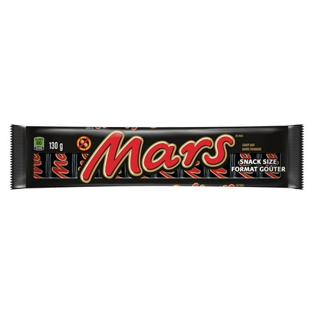 MARS, Peanut Free Chocolate Candy Bar, 10 Fun Size Bars, 130g | Walmart ...