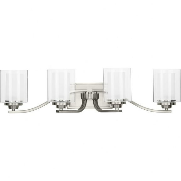 Progress Lighting - Four Light Bath - Kene - 4 Light - Cylinder Shade in Modern