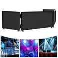 thumbnail image 6 of Foldable DJ Event Facade Cover Screen Frame Booth 168x50x40cm+ Travel Bag Case, 6 of 24