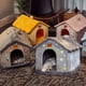thumbnail image 2 of Winter Pet Cat Bed Foldable Dog House Dog Villa Sleep Kennel Removable Nest Warm Enclosed Cave Sofa Pet Supply лежанка ShopWise Round, 2 of 17