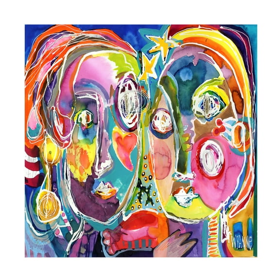 Trademark Fine Art Wyanne Meant To Be Canvas Wall Art - 14x14