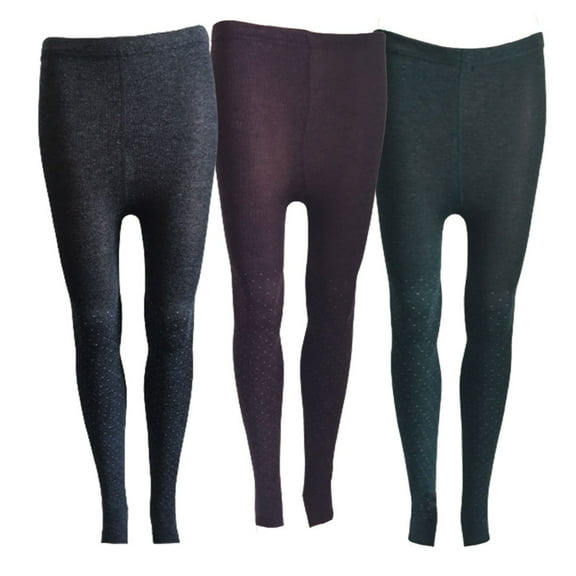 Lian LifeStyle Ultra Comfy Spandex Leggings for Women 3 Pair's Teen & Juniors leggings Workout Tights, Yoga Pants, Running Leggings Assorted Color