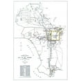 thumbnail image 2 of Hamlin 14x18 Gold Ornate Wood Framed with Double Matting Museum Art Print Titled - Los Angeles California Annexed - Hamlin 1916, 2 of 4