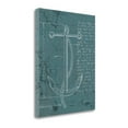 thumbnail image 2 of Tangletown Fine Art 'Coastal Blueprint VIII Dark' By Marco Fabiano Giclee on Gallery Wrap Canvas, 2 of 2