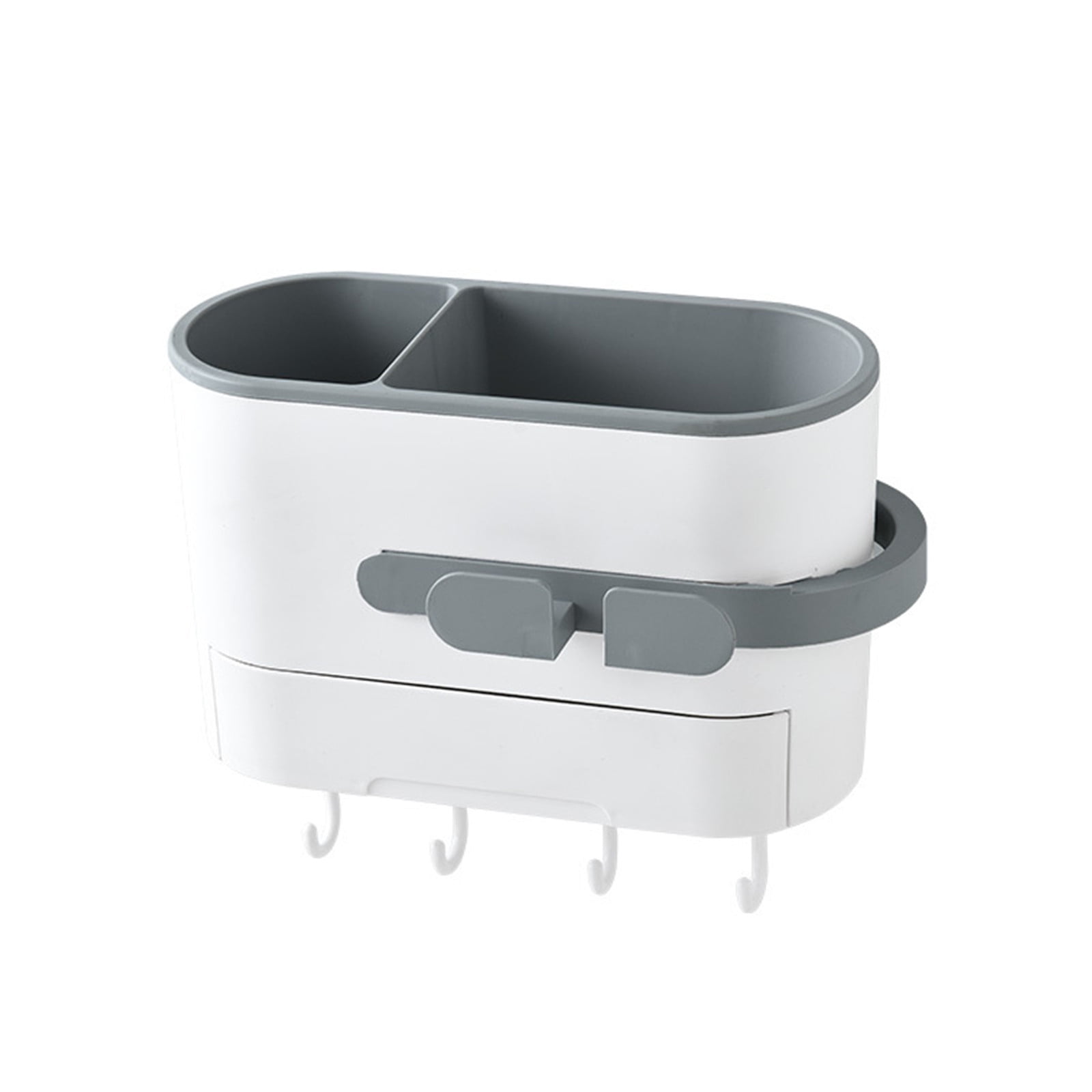 Vikakiooze Hair Dryer Holder Wall Mount, Towel Toothbrush Toothpaste