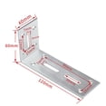 thumbnail image 2 of 1pcs 90 Degree Angle Bracket Corner Bracket Joint Fastener Furniture Door Cabinet 40*80mm 60*120mm 90*180mm For Furniture, 2 of 6