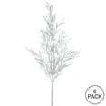 thumbnail image 3 of Vickerman 28" Silver Onoclea Glitter Wild Huck Artificial Christmas Spray. Includes 6 sprays per pack., 3 of 3