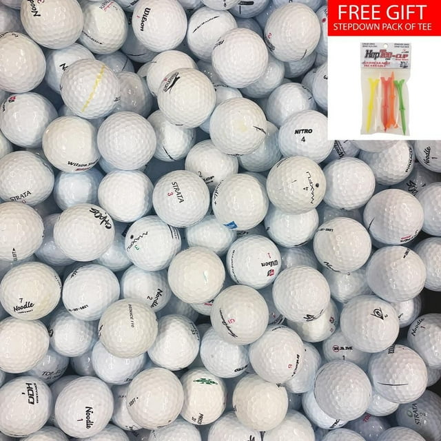 Mulligan - 88 balles de golf récupérées Balles AAA, Blanc