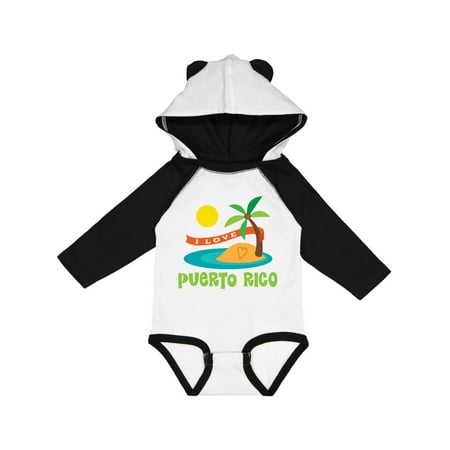 

Inktastic I Love Puerto Rico Gift Baby Boy or Baby Girl Long Sleeve Bodysuit
