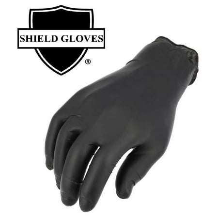 

2000 Black X-Large Nitrile 4 Mil Latex & Powder Free Medical Exam Disposable Gloves
