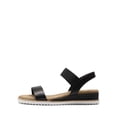 thumbnail image 2 of Sandalias DREAM PAIRS Alpargatas Cuña Planas Negras Mujer 8.5, 2 of 6