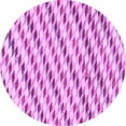 thumbnail image 1 of Ahgly Company Indoor Round Solid Purple Modern Area Rugs, 3' Round, 1 of 4