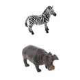 thumbnail image 1 of Figura de Acción Animal Hugo Juguetes para Niños Cebra Hipopótamo, 1 of 10