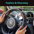 thumbnail image 2 of Steering Wheel Cover Great Grip with 3D Honeycomb Anti-Slip Design, Universal 15 Inch (All Black), 2 of 6