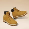thumbnail image 6 of CMR CHAMARIPA Women's Height Increasing Boots - Brown Nubuck Outdoor Hiking Boots 8CM / 3.15 Inches, 6 of 9
