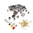thumbnail image 2 of Kit De Aretes De Arcilla Polimérica, Juego De Cortadores De Arcilla Polimérica De Producción De Bricolaje Mano De Obra Fina 136 Piezas Para Arcilla Artesanal De Bricolaje, 2 of 8