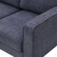 thumbnail image 5 of Modern 3-Piece Sofa Sets,Upholstered Couches Sets Including 3-Seat Sofa, Loveseat and Single Chair,Upholstered Sofa Couch Set with Sturdy Metal Legs for Living Room, Blue-Gray, 5 of 7