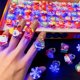 thumbnail image 4 of 10/20PCS Cute Halloween Glowing Rings Glow Bracelet Christmas Ghost Pumpkin Snowman Child Kids Gift Halloween Party Decoration, 4 of 5