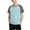 Light Blue, variant on Dvprdro Boys Summer Solid Top Round Neck Short Sleeve Sports T-Shirt Lightweight Breathable Quick Dry Outdoor Active