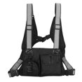 thumbnail image 1 of Bolsa de plataforma delantera Chaleco de nylon Mochila Bolsa de hombro deportiva al aire libre ajustable para senderismo Camping, Negro seitruly  OD000710-01, 1 of 7