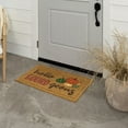 thumbnail image 3 of Mohawk Home Hello Gourd Faux Coir Polyester Doormat, Brown, 18" x 30", 3 of 7