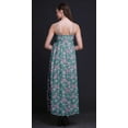 thumbnail image 5 of Bimba Floral Women Summer Printed V Neck Long Maxi Dress Holiday Resort Wear-Medium, 5 of 5