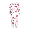 thumbnail image 5 of Censtreet Plus Size Women's Heart Printed Pajamas Sets 2 Piece Long Sleeve Pj Sleepwear Soft Comfy Tops and Pants XL-5XL, 5 of 7