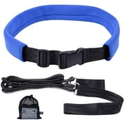 Wisdompro Swim Training Belts, Swim Bungee Cords Resistance Bands, Swim Tether Stationary Swimming, Swim Harness Static Swimming Belt - Blue