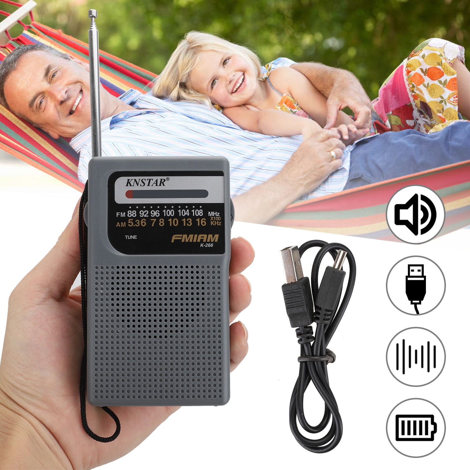 amkette pocket fm portable multimedia speaker