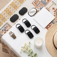 thumbnail image 2 of BlinkLLX 4 Set Black Self Adhesive Metal Tapestry Wall Hanging Clips for Rugs, 2 of 6