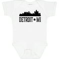 thumbnail image 3 of Inktastic Detroit Michigan City Skyline Boys or Girls Baby Bodysuit, 3 of 5