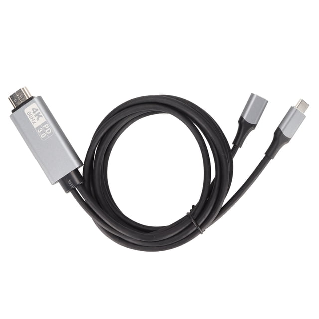Cable USB C tipo C a interfaz Multimedia HD 1,8 m Cable de proyección HD 4K 60Hz USB3.1 Cable de extensión para computadora móvil
