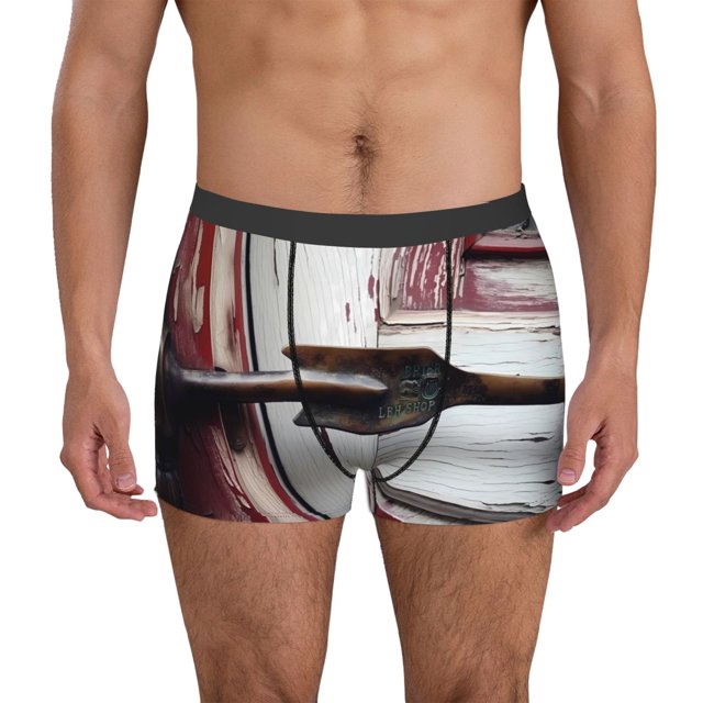 Fotbe Rustic Door Handle Closeup Calzoncillos Tipo Boxer con Bolsa de Soporte Total para Hombre, X-Temp Fresco, Transpirable y de Secado Rápido-X-Large