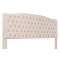 thumbnail image 3 of Elle Decor Celeste King Size Headboard Blush Pink Velvet, 3 of 5