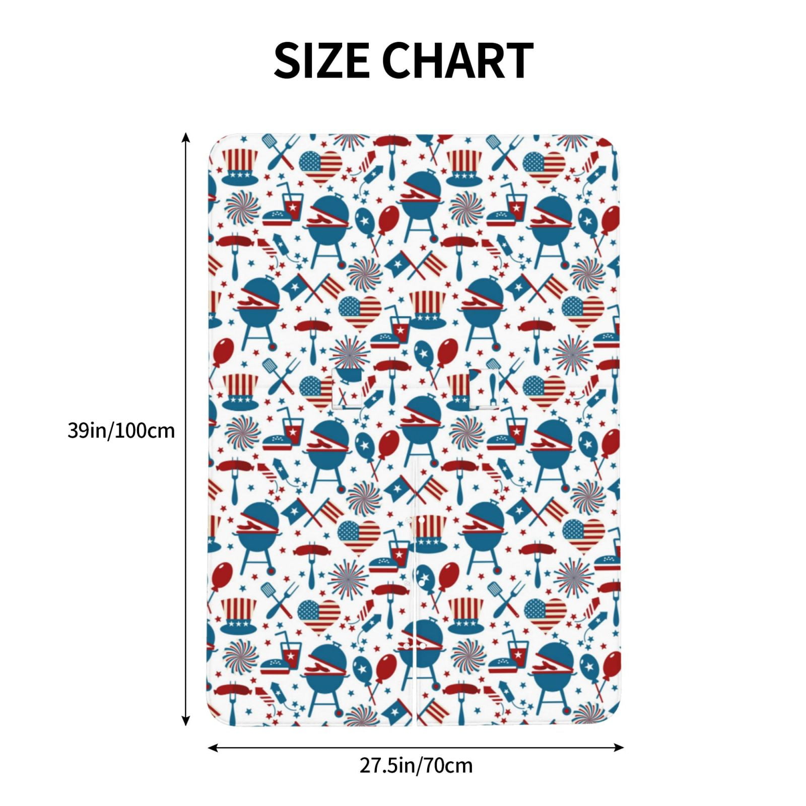 Naloa Fourth Of July Party Baby Car Seat Cover, Breathable Baby Carrier Cover, Multiuse Baby Carrier Cover & Nursing Breastfeeding Cover