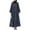 Black, variant on ZANZEA Womens Dresses Casual Maxi Club Party Holiday Long Floral Dress