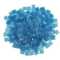 thumbnail image 2 of 250 piezas de mosaicos de vidrio cuadrados, piezas de vidrio vítreo para artes y manualidades Lago azul, 2 of 9