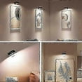 thumbnail image 5 of (white-4pcs)Wall Mounted Wireless Picture Light with Remote - Dimmable RGB LED Art Light, Battery Operated Adjustable 13 Colors for Paintings, 5 of 5