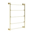 thumbnail image 1 of jifeng Ribbon Organizer Wall 5 Tiers Scarf Rack for Sewing Craft Room Retail Stores Gold, 1 of 9