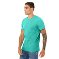 thumbnail image 5 of Bella + Canvas Jersey Cotton T-Shirt, Men’s Short Sleeve Shirt for Arts & Crafts, Solid Tee, Teal, Size S, 5 of 5