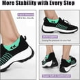 thumbnail image 6 of CHICVOMEY Orthopedic Shoes for Women's Arch Support Sneakers Breathable Orthopedic Shoes with Massage Insole Slip-Resistant Casual Walking Shoes, 6 of 9