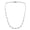 White Gold, variant on Cate & Chloe Tammy 18k Yellow Gold Plated Paperclip Chain Necklace, Gift for Women